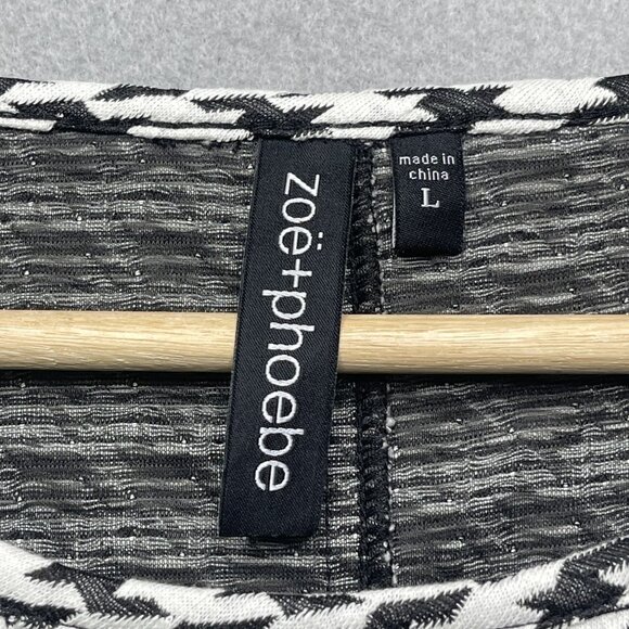 Zoë + Phoebe Houndstooth Dress L XL - Picture 2 of 9